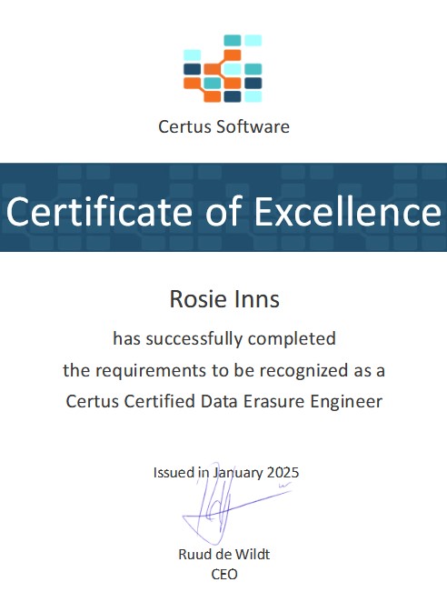 certus-certification computer recycling Reading
